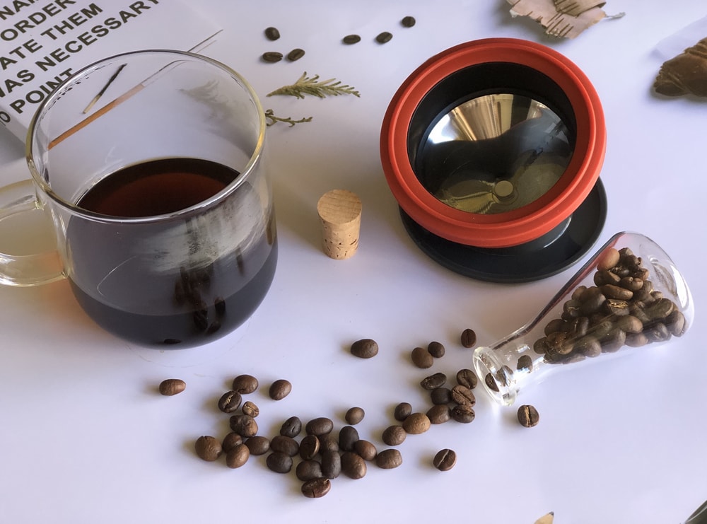 丹麥研磨過濾咖啡玻璃杯